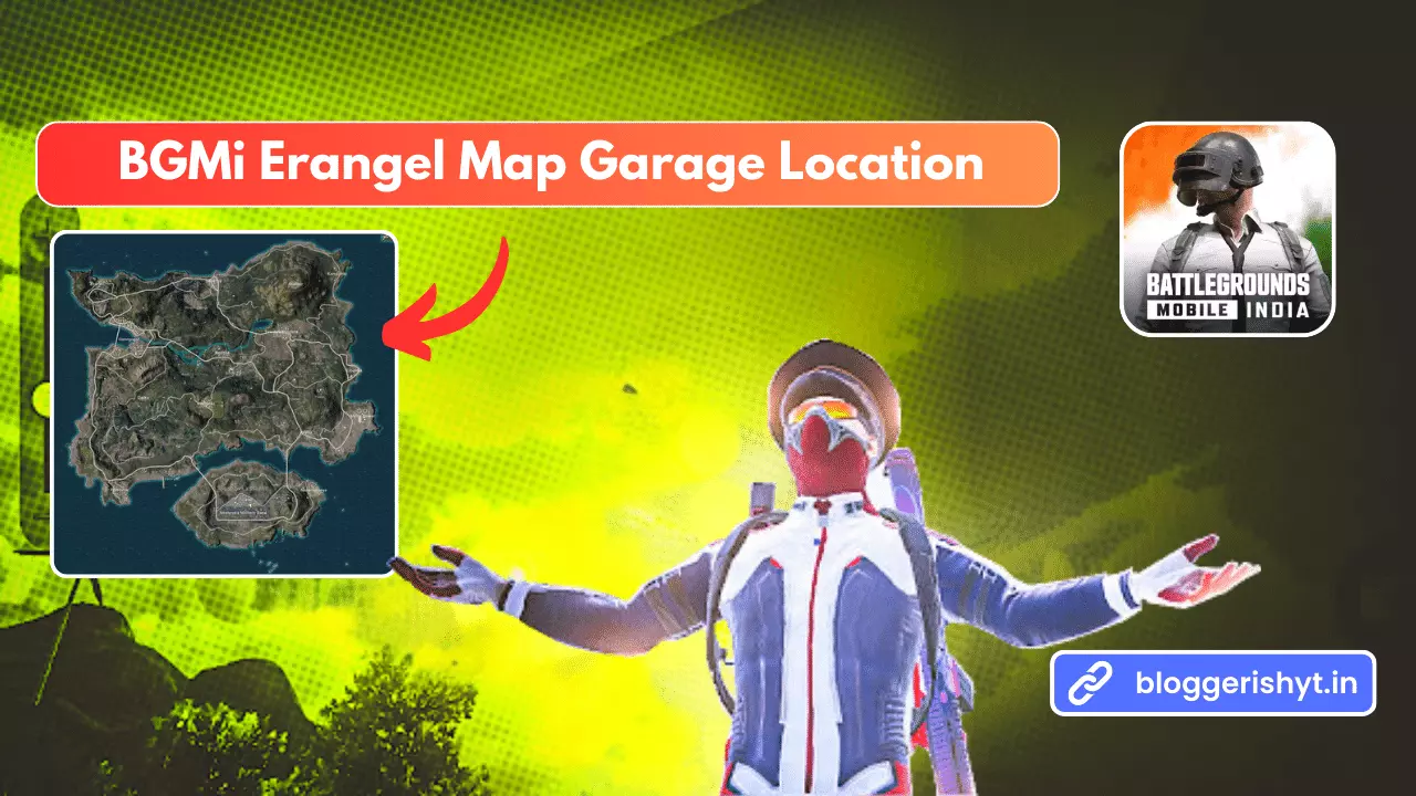 BGMi Erangel Map Garage Location