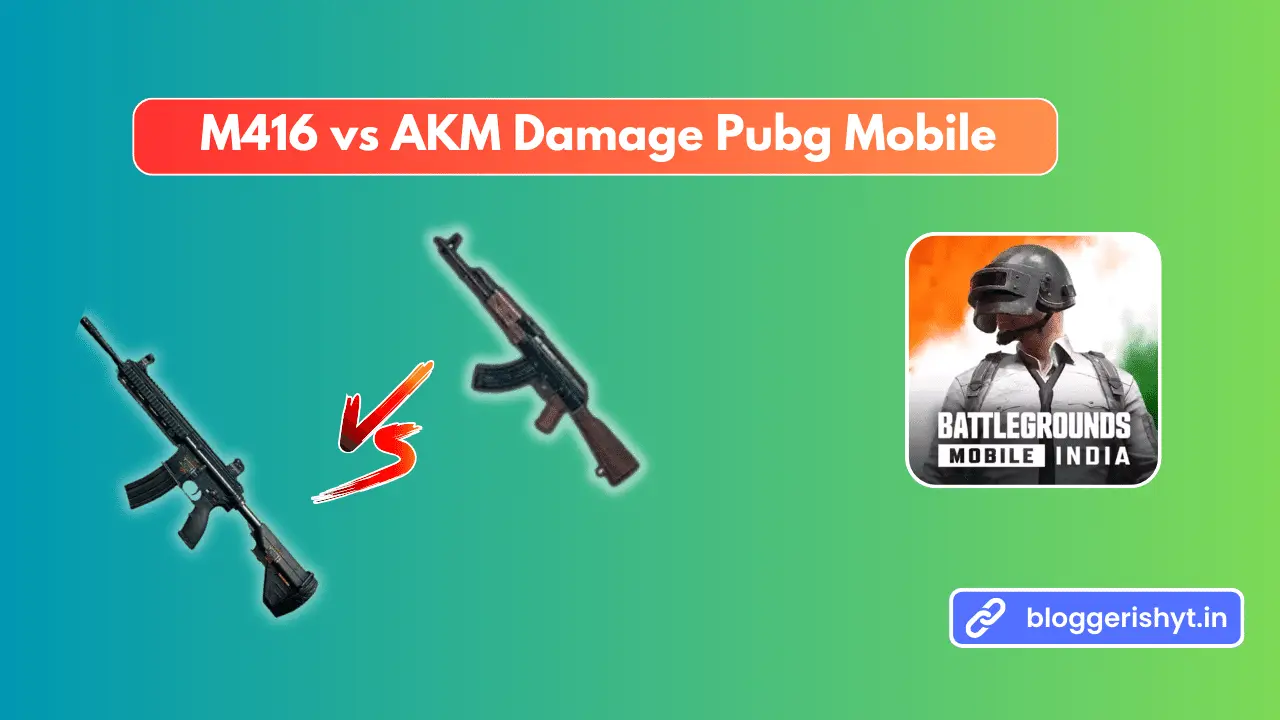 M416 vs AKM Damage Pubg Mobile or BGMi